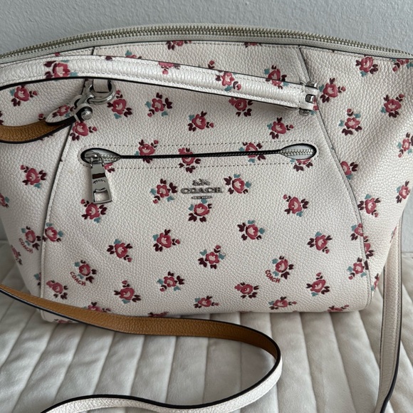 Coach praire satchel in floral bloom print - Picture 2 of 4